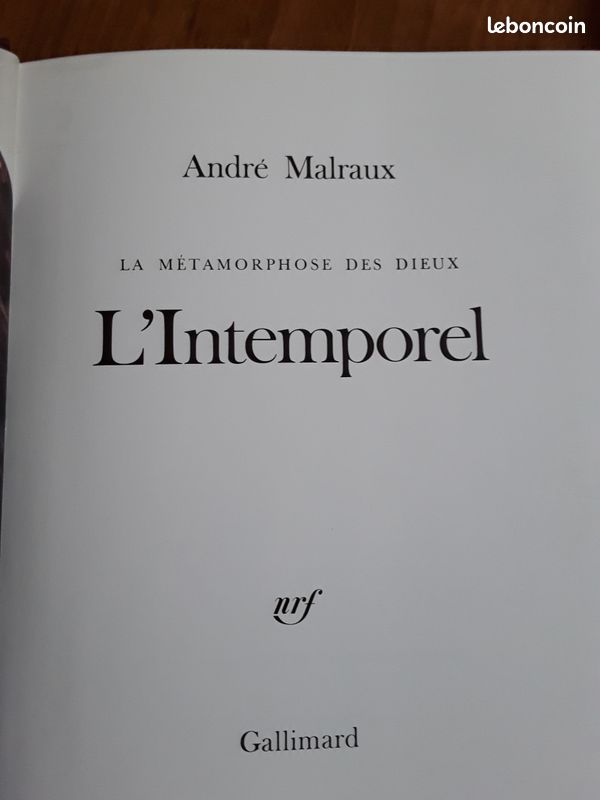 L intemporel : Andre Malraux (image 2)