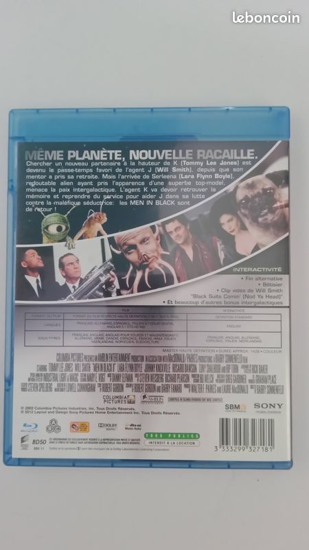 Bluray men in black 1,2 et 3 (image 5)