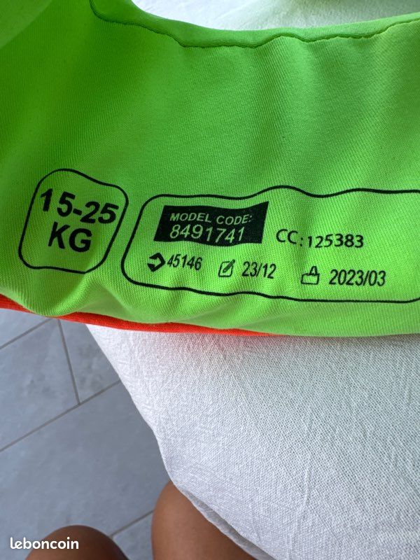 Gilet NABAIJI Gilet de natation enfant, Swimvest+ vert bleu (image 3)