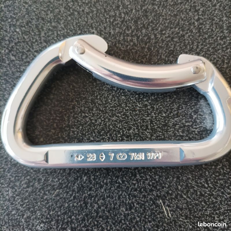 Mousquetons aluminium 7kN (image 1)