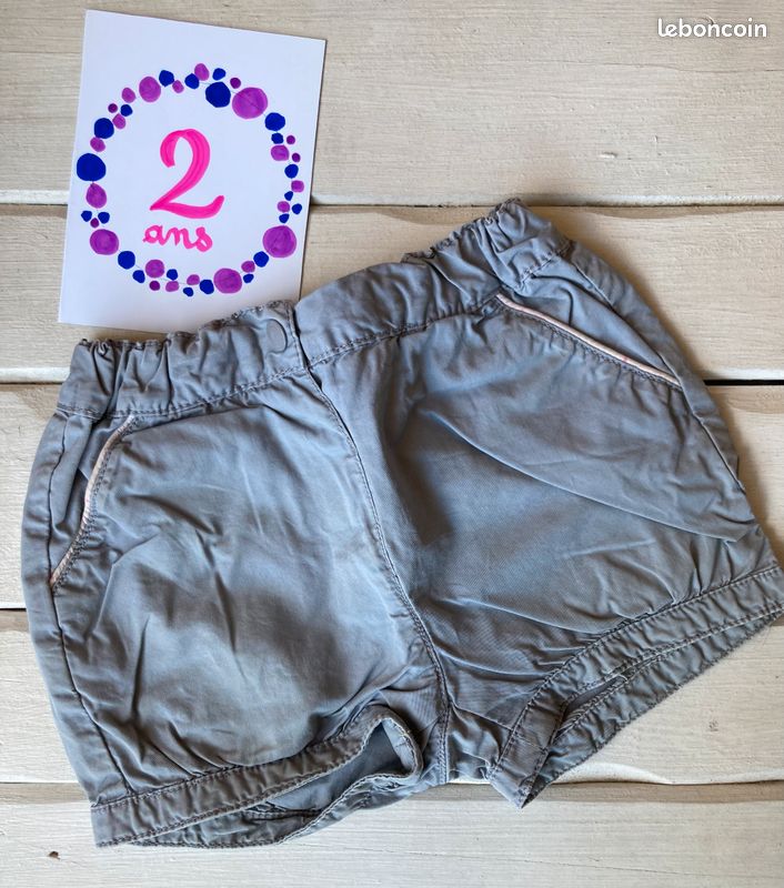 Short gris Obaïdi 2 ans (image 1)