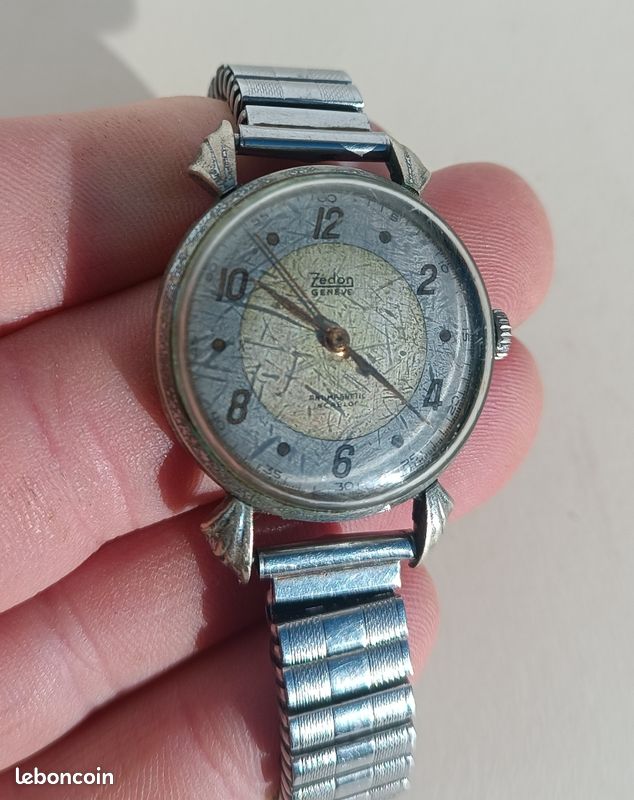 Bracelet De Montre Extensible Vintage Années 1950/60 - Plaqué Or 15 Mm, Neuf Avec étiquettes