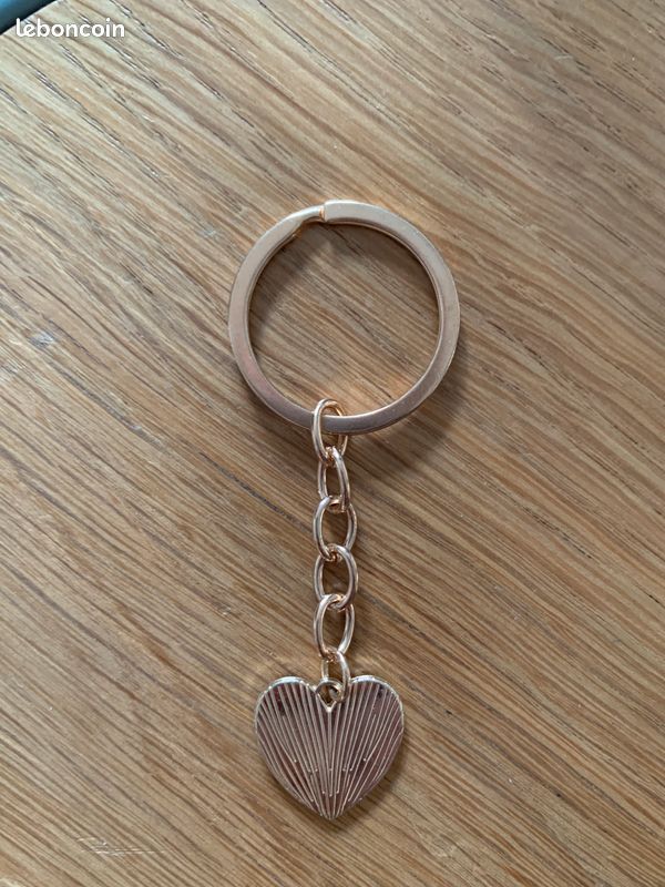 Porte-clés En Acier Inoxydable Gravé "J'ai Besoin De Ton Coeur" - Neuf Argenté - Cadeau Romantique