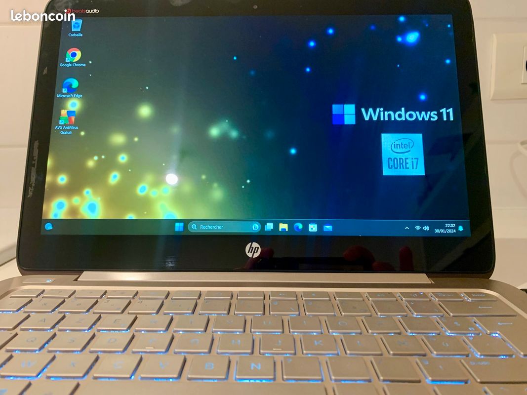 Portable HP SPECTRE X360 13 Intel Core i7-13èm Gen-8 Go Ram DDR4-512 Go