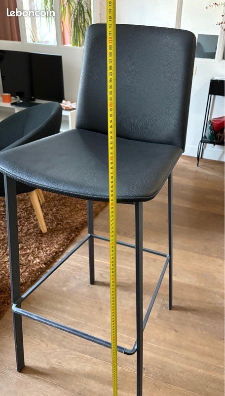 Lot de 2 chaises hautes/bar (image 6)