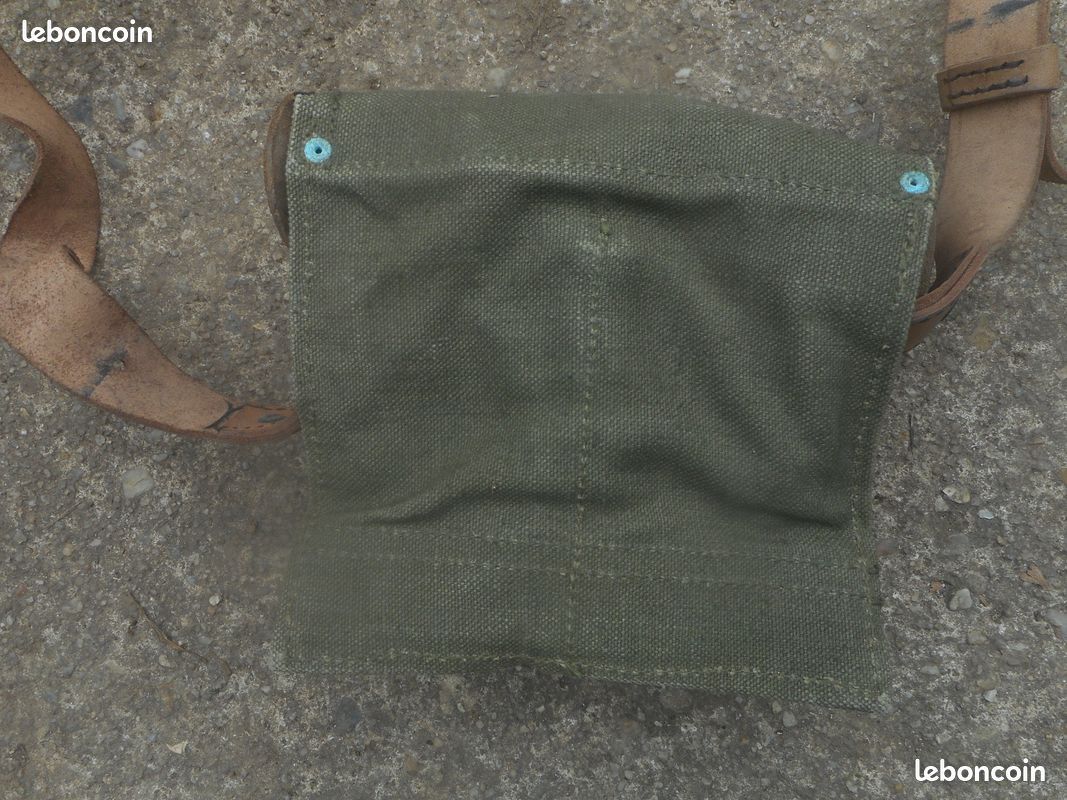 Militaria porte chargeur FM 24 29 1er type après guerre daté 1-57 (image 4)