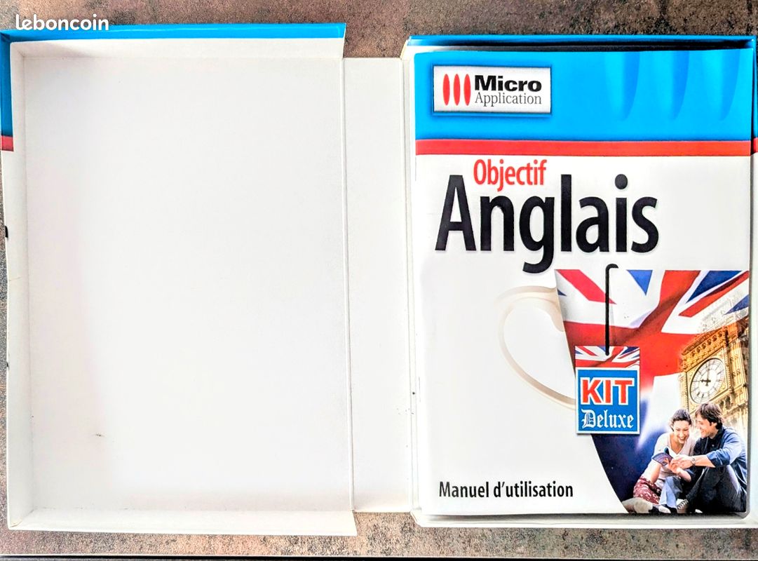 Kit PC d’apprentissage de l’anglais – Objectif Anglais (Micro Application)
Édition KIT Deluxe – Complet et en excellent état (image 7)