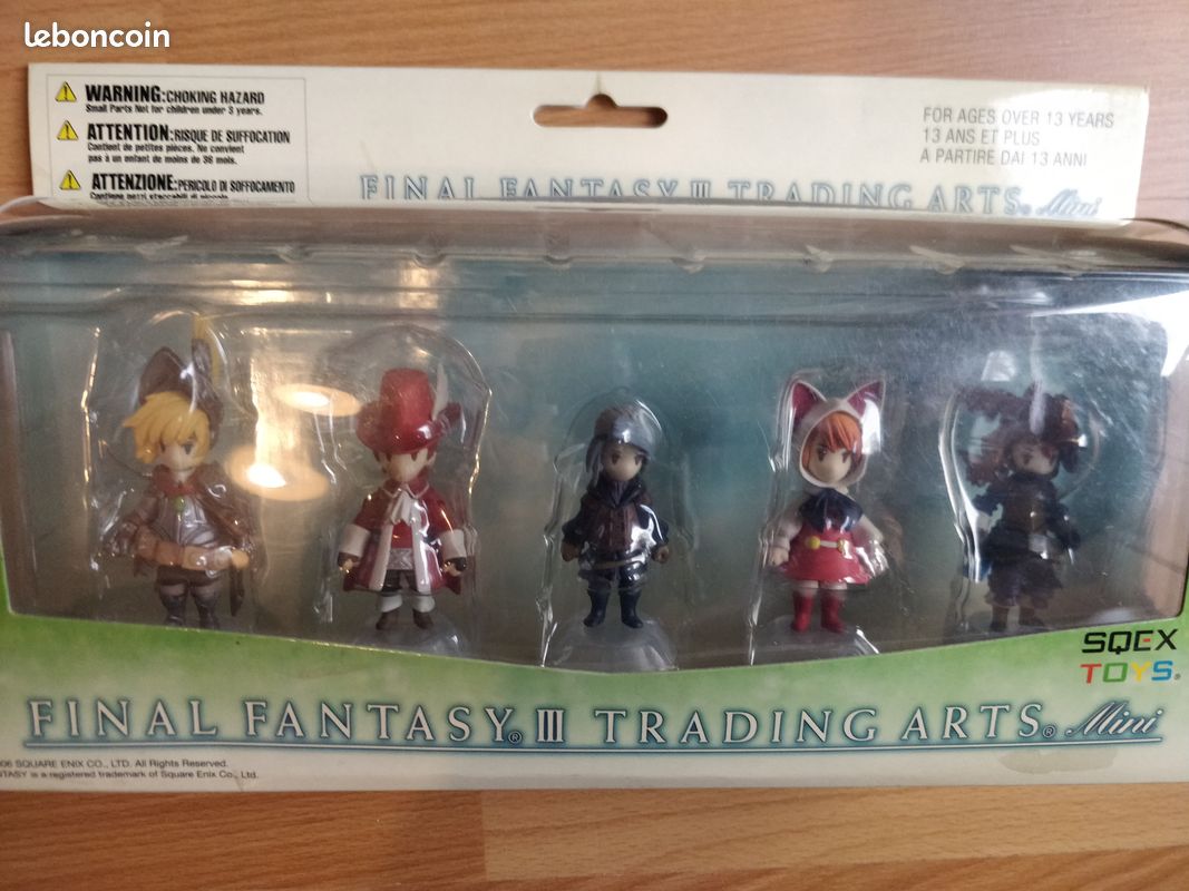 FIGURINE FINAL FANTASY Trading Arts Tifa Cloud Leon Aaron Yuna Linoa Van Lot 10 EUR 109,06