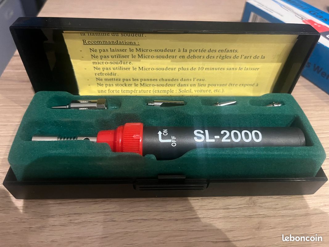 Mini Fer à Souder à Gaz Butane – Stylo + Brûleur, Sans Marque, Chine