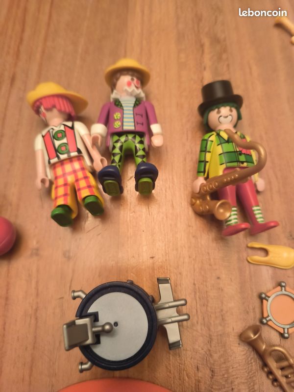 Béret/casquette Playmobil Jaune - Pièce Détachée Pour Figurines (clown, Golfeur...) - Occasion