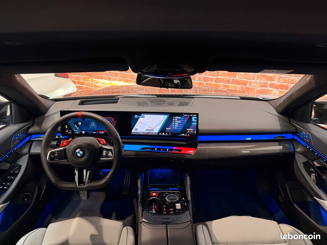 BMW M5 G90/G99 PHEV 727cv BVA8 XDrive - GARANTIE 07/2028 - CARBONE - Bower&Wilkins - HUD - IMMAT FRANCE (image 11)