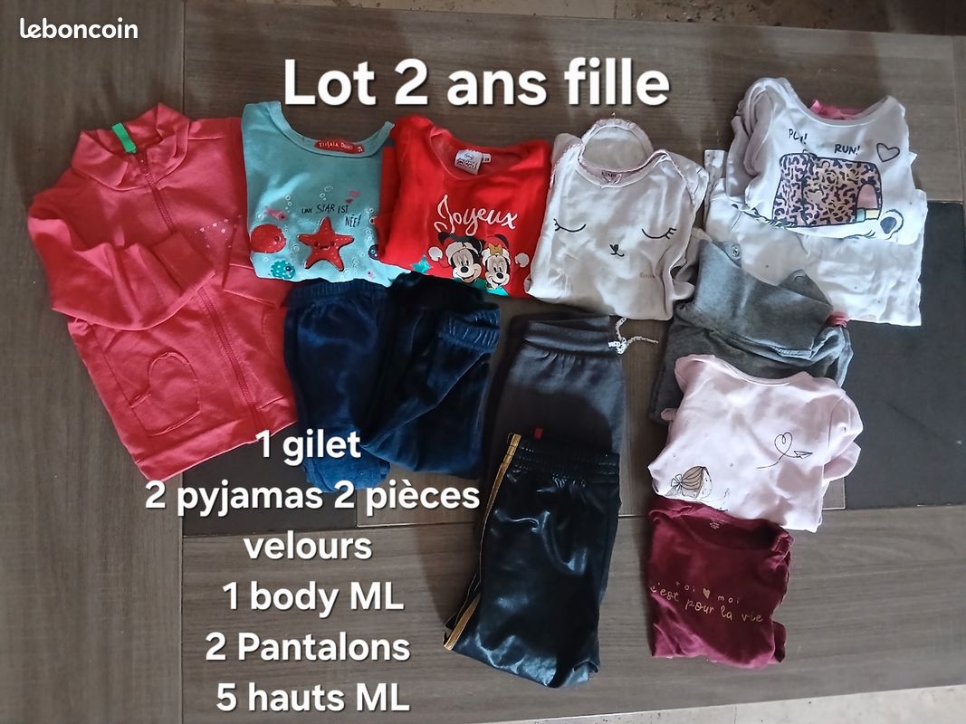 Lot vêtements fille de 6 mois a 24 mois (image 1)