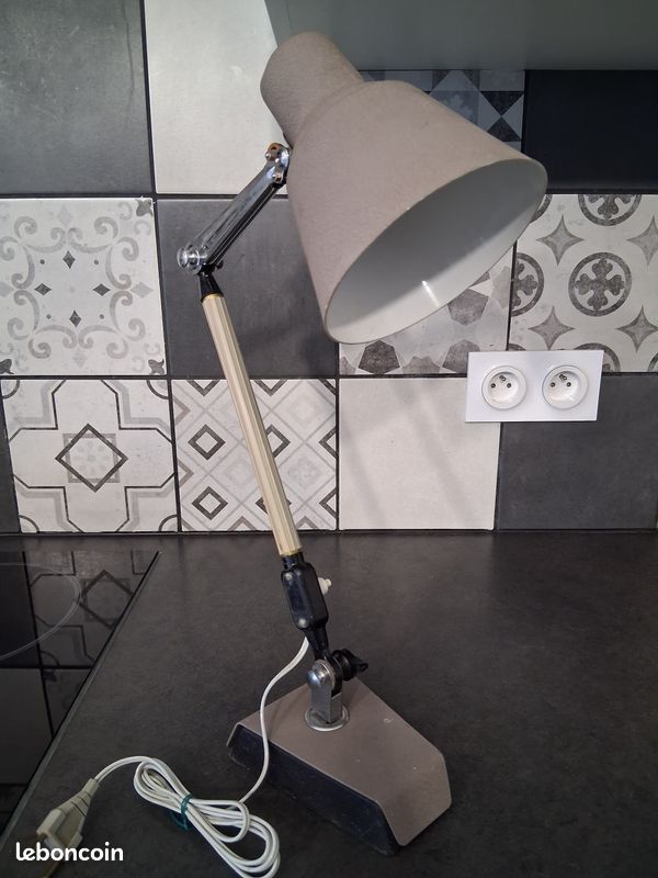 Lampe industrielle Super Chrome vintage (image 1)