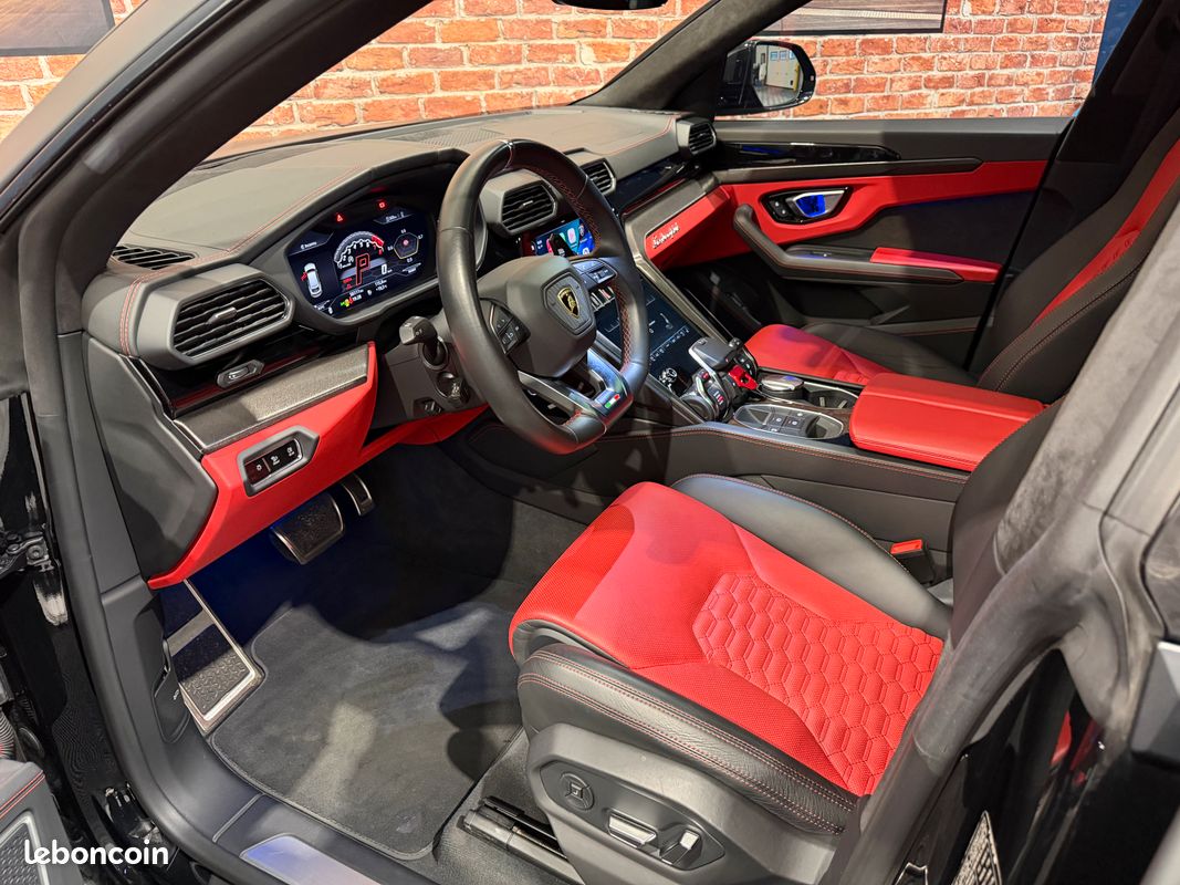 Lamborghini urus v8 4.0 650 suivi complet- hud - camera 360° - carplay - immat france (image 3)