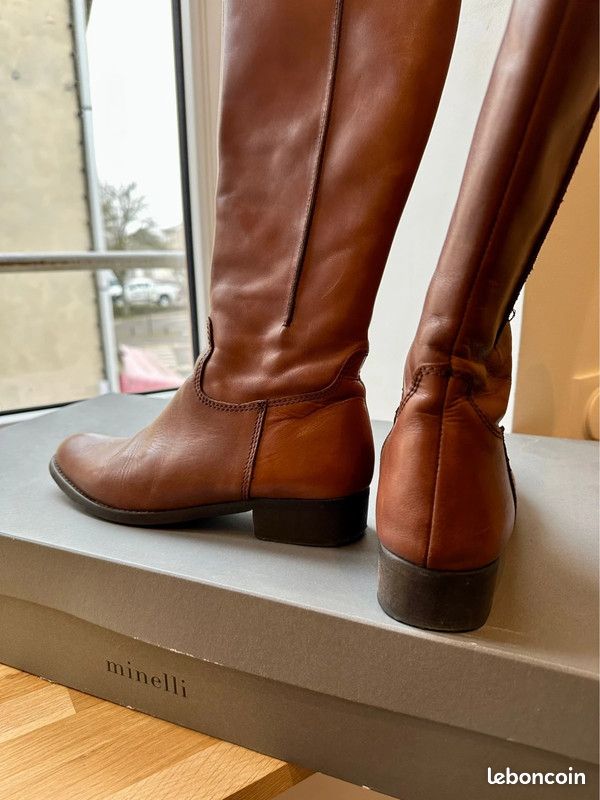 Bottes Minelli Minelli Bottines Camel Minelli Camel Bottines
