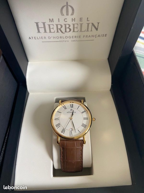 Montre Vintage IMPEC Michel Herbelin - Mécanique Manuel, Années 60 - À Réparer (Verre)
