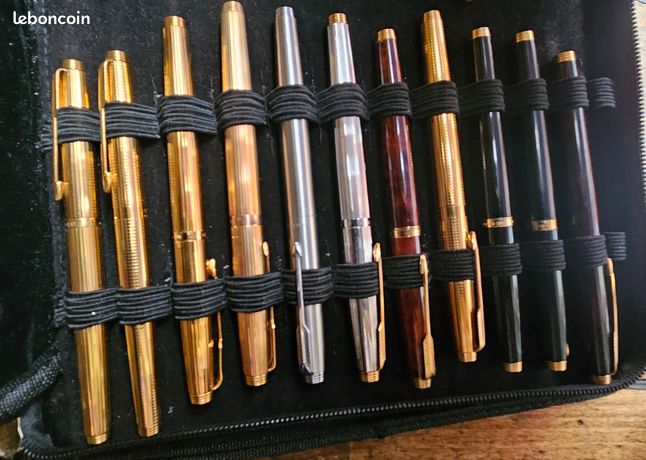 Stylo Plume OMAS Extra En Résine Jaune Et Plaqué Or - Plume Fine - Occasion De Prestige
