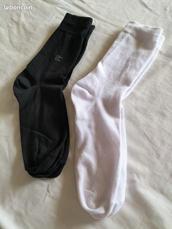 Lot de 2 paires de chaussettes homme -Taille 39/42 - NP69 (image 1)