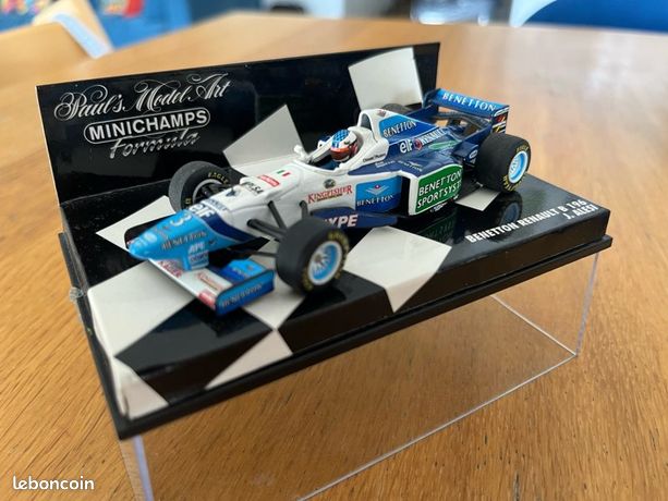 Benetton Renault B197 1997 Jean Alesi N°7 F1 Formule 1 Minichamps 1/18