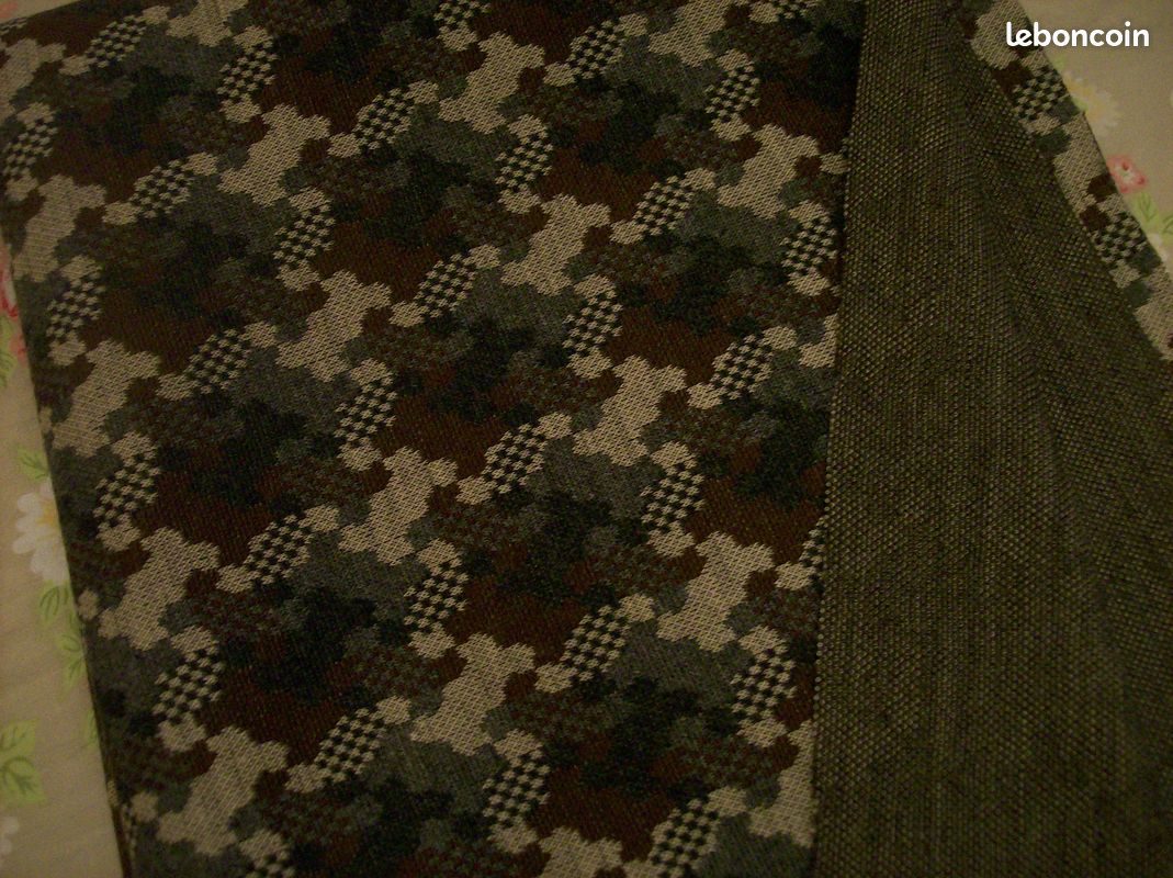Couture : coupon de tissu jersey pied de coq (image 1)