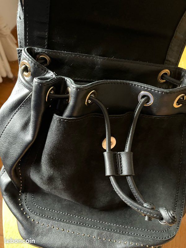 Handbag Sac Seau Minelli Bag Minelli Sac Cuir Leather Goods