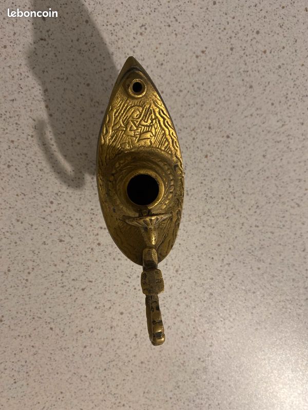 Lampe à huile laiton style Aladdin (image 3)