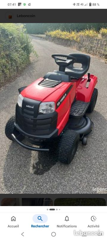 Tracteur tondeuse stiga (image 1)