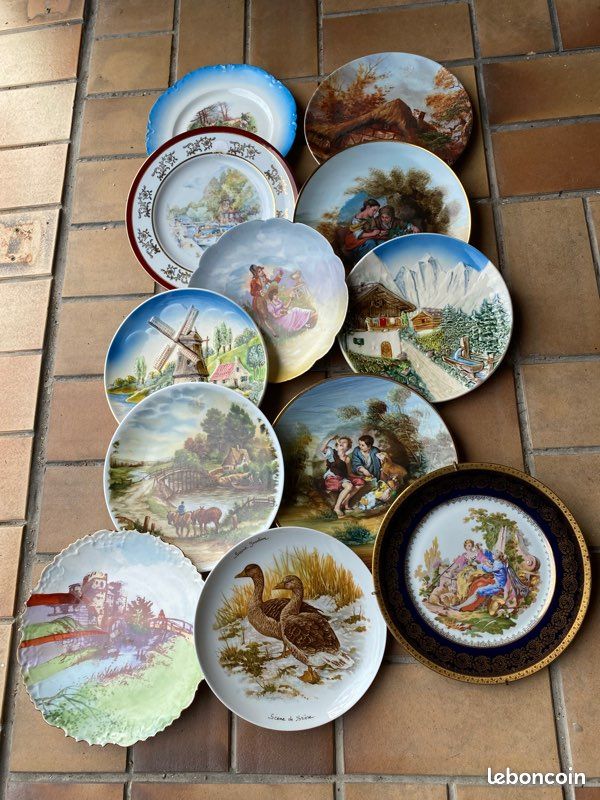 Lot de 12 assiettes décoratives (image 2)