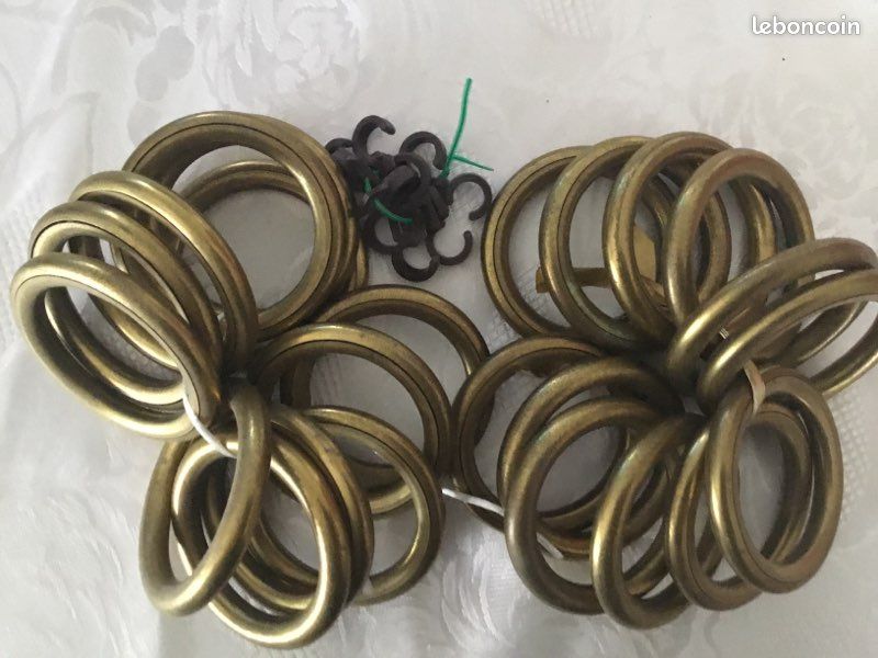 Anneaux pour Rideaux avec Pince