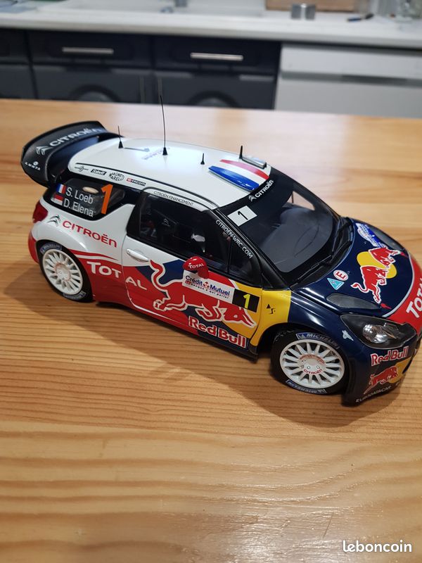 Citroën DS3 WRC Norev 1/43 - Sébastien Loeb #1 - Rallye France 2013