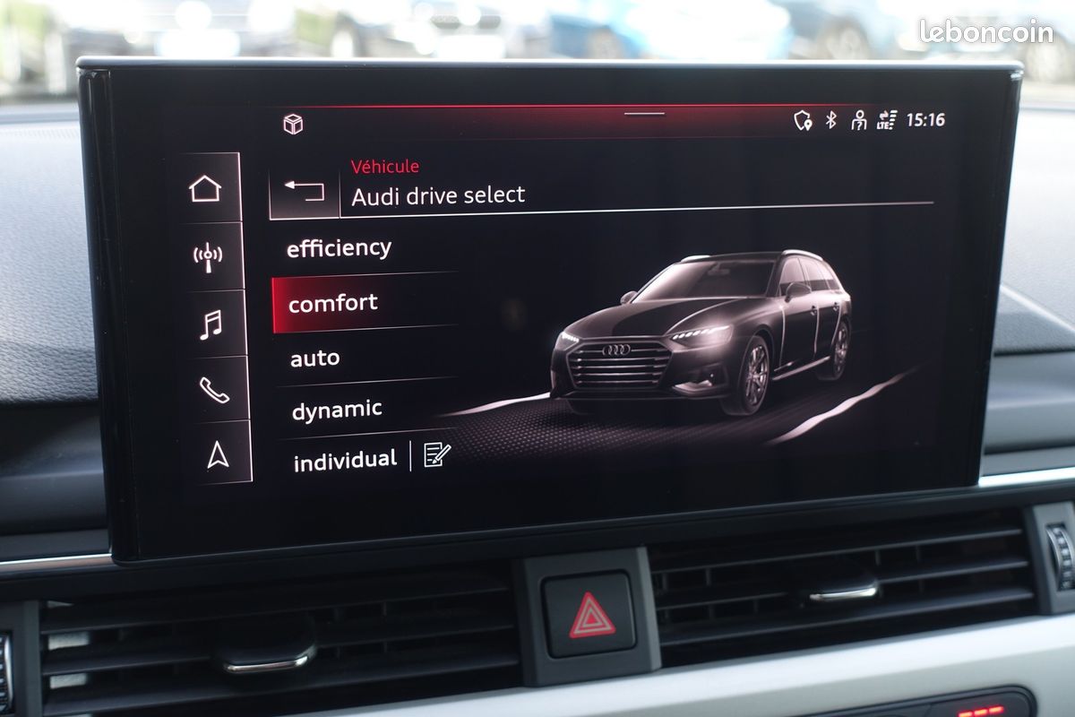 A4 Avant 35 Tdi Mhev S-Tronic 163ch Virtual cockpit/Cuir chauffant/Grd Gps Europe/Carplay/Hayon électrique/Hayon électrique/1*Main/Garantie 12 mois (image 10)