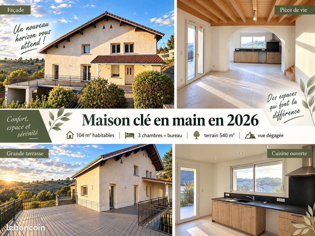 Maison 5 pièces 104 m² · à Sorbiers · 104 m² · 329 000 €