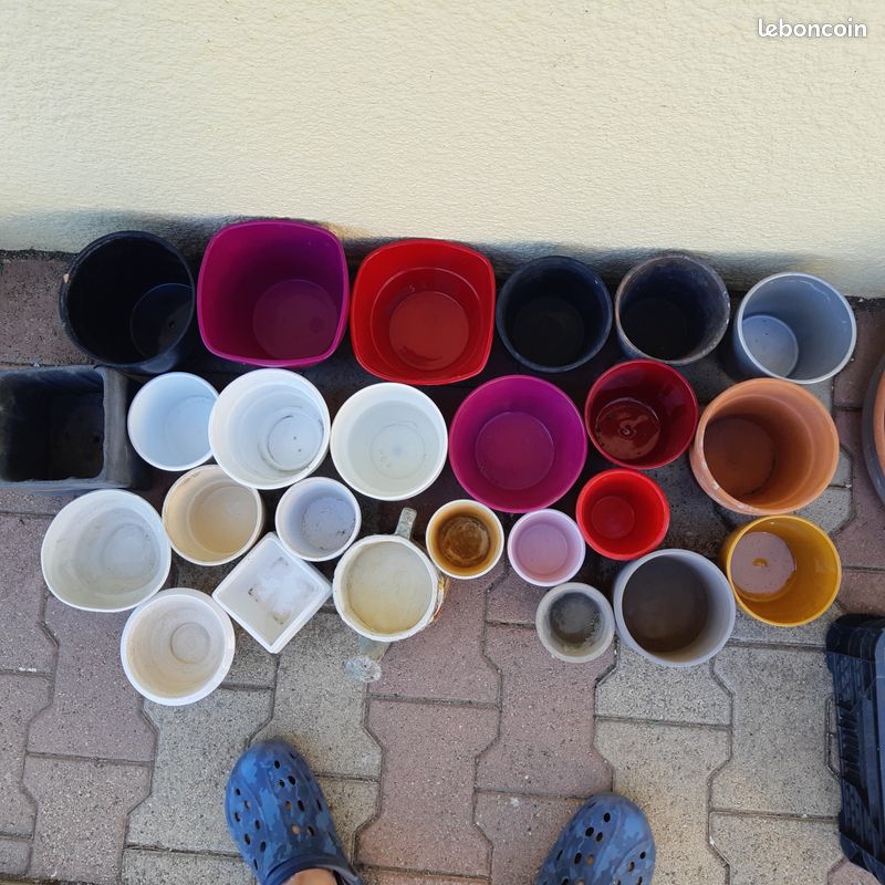 Lot petit pot et lot de pot non percé (image 7)