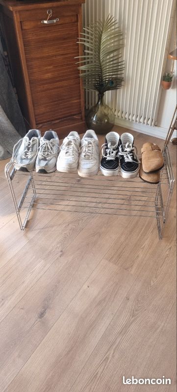 Étagère chaussures chromée (image 1)