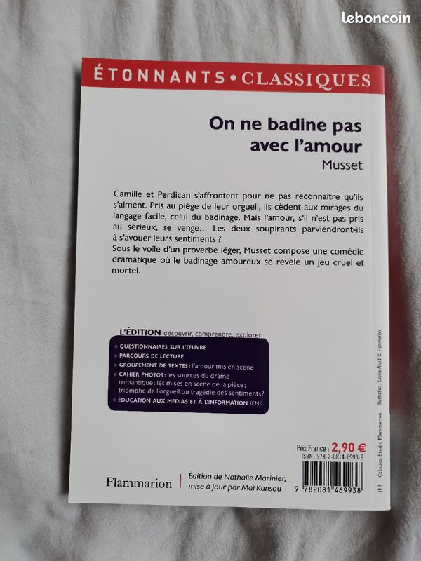 On ne badine pas avec l'amour de Musset (image 2)