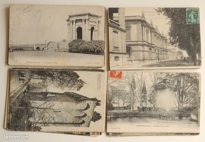 Carte Postale Ancienne Montpellier – La Mairie – Années 1900, Scène De Vie