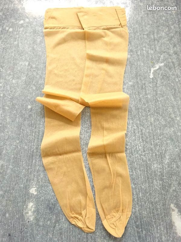 Bas nylon vintage voile fin satiné 15D "Voilance" Taille 2 ou L/40 (image 3)