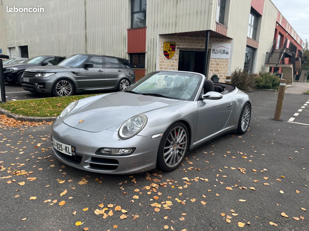 Porsche 911 (997) cabriolet 3.8 355 carrera 4s echappement sport reprise possible 990 euros/mois sans apport (image 2)