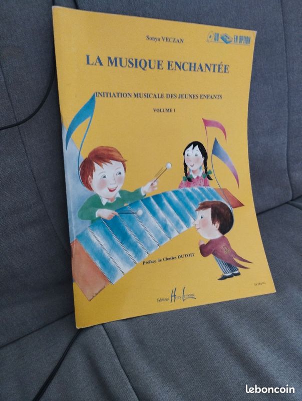 Méthode solfège débutants : la musique enchantée, jeunes enfants, Sonya veczan (image 1)