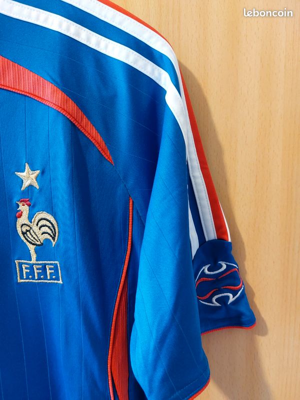 Maillot football vintage extérieur Equipe de France #15 Thuram saison