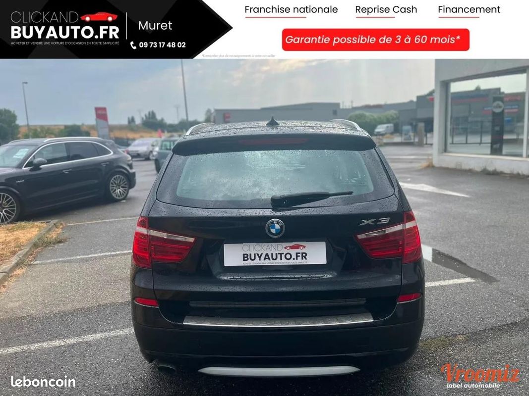 Bmw X3 2.0 D 185 LUXE XDRIVE BVA réf 127 (image 4)