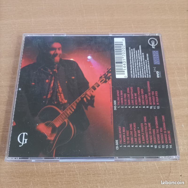 Jeffrey Gaines Live CD / DVD 2010 Artemis Records (image 2)