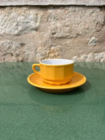 TASSE ARCOPAL FRANCE Vintage TOI avec Soucoupe