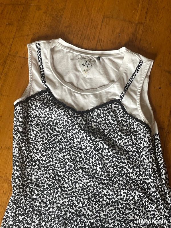 Robe IKKS Pour Fille Taille 16 Ans - Noire, Longueur Genou - Occasion Très Bon état