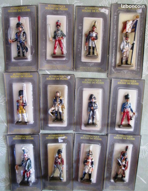 LOT DE 3 Cavaliers Napoléoniens SOLDATS de PLOMB Starlux EUR 10,00