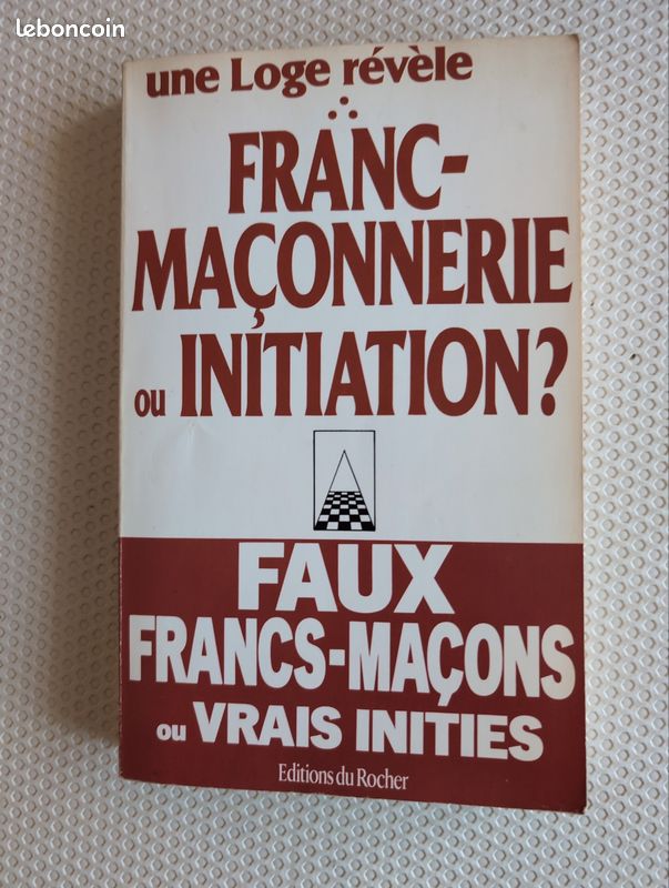 Livre franc-maçonnerie ou initiation? En bon état (image 2)