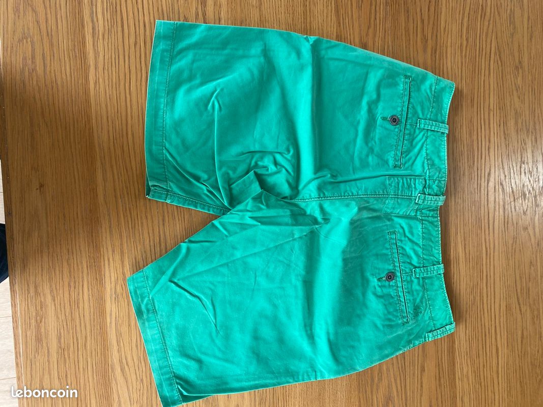 Bermuda homme Express vert TBE taille 34 (image 6)