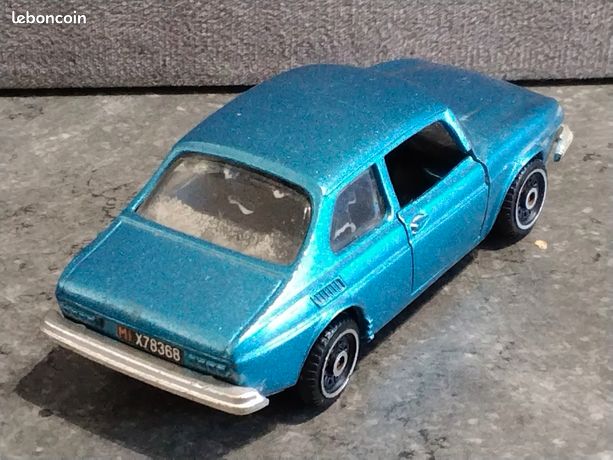 Miniature Polistil 1/43 - Saab 99 Marron Métal, Très Bon état Avec Boîte