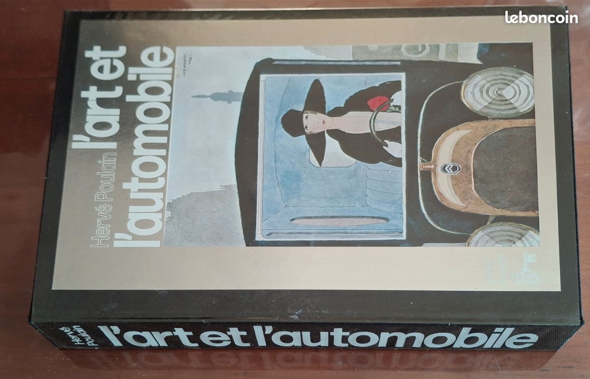 Livre l’art et l’automobile d'Hervé Poulain.
Livre strictement neuf.
1973.
Couverture rigide revetue d'une couverture transparente. 
Livré avec son étui cartonné (image 8)