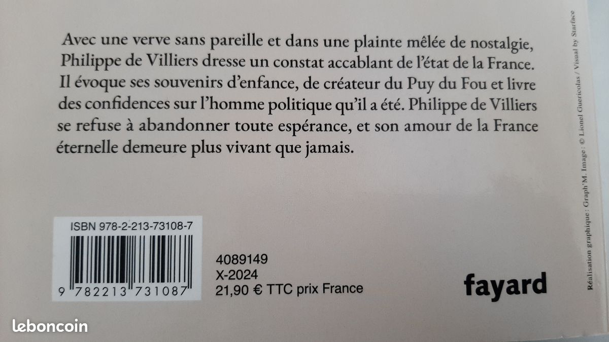 Livre Mémoricide de Philippe De Villiers (image 5)